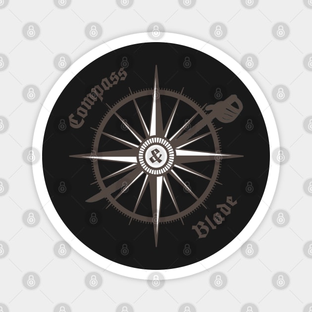 Compass and Blade Logo Magnet by CompassandBlade